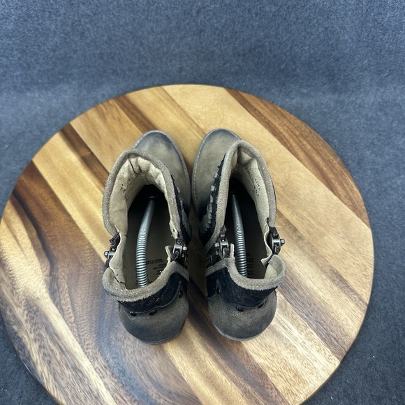 Corral Circle G Womens Genuine Leather Boots Cutout Tooled Distressed Brown Sz 8 - Picture 8 of 12